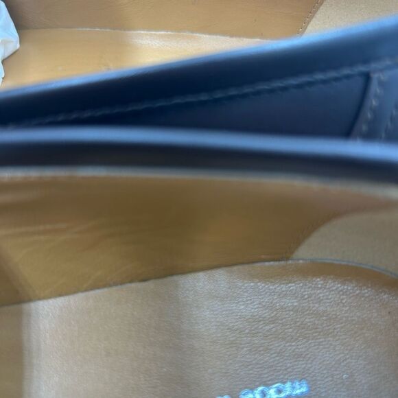 Men's Gucci interlocking G leather loafers size 12.5 fits 13 US made in Italy - Picture 5 of 9